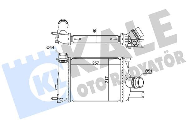 Turbo Radyatörü İntercooler Renault Clio IV 0.9 Tce 12 > Dacia Logan II-MCV II-Sandero II12 >