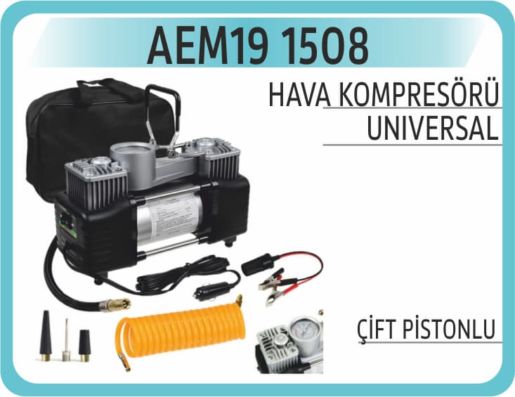 Hava Kompresörü Çift Pistonlu