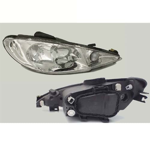 Far Sinyal Sağ Şeffaf P206 03-10 Elektrikli H7 H7