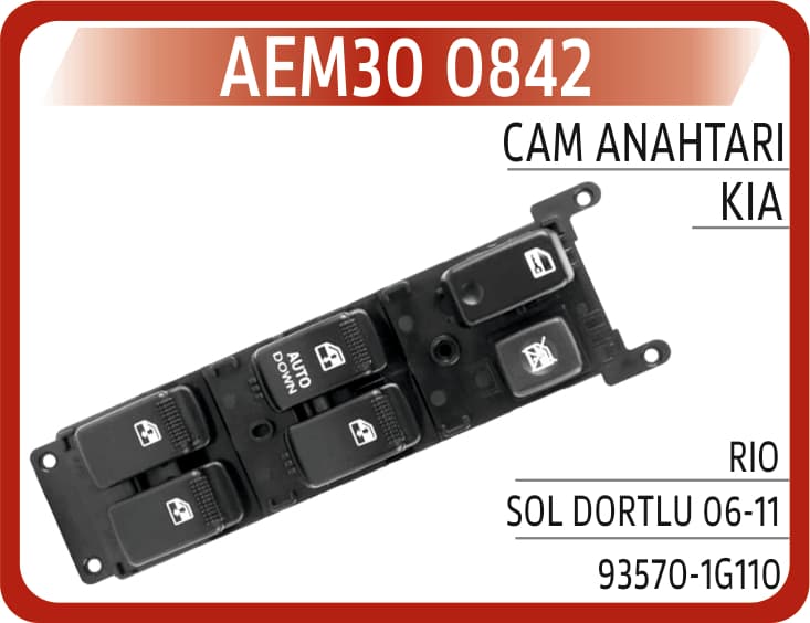 Cam Açma Dügmesi Sol
