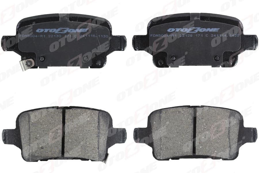 Arka Fren Balatası Opel Astra K 1.0-1.4-1.4T-1.6T-1.6 Cdti 16>22 106.5x46.3x16.6 Metal İndikatörl Ü