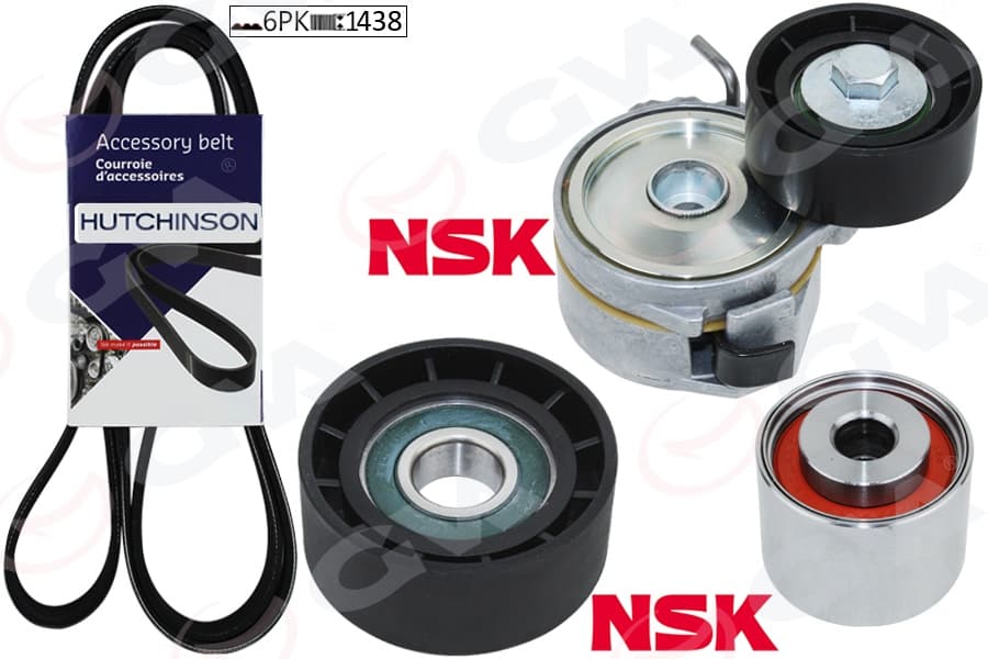Alternatör Gergi Kiti Kütüklü Partner-Berlingo-Scudo-Jumpy-Xsara-306 1.9D 99>DW8B Kli Siz K016PK1438