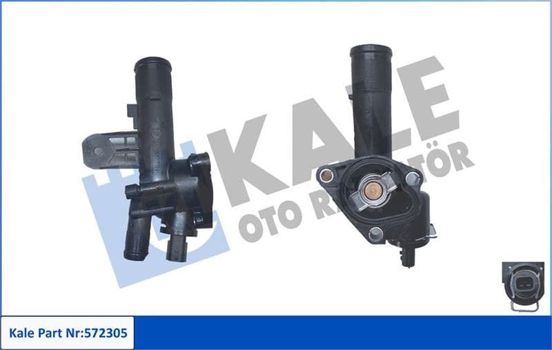 Komple Termostat-Plastik Gövdeli 83 C Dacia Dokker-Duster-Lodgy-Logan II-Sandero II-Nissan Cube-Juke Micra III-Note-NV200-Evalia-Qashqai-Qashqai 2 I-Tiida-Renault Captur I-Clio III-Clio IV-Fluence