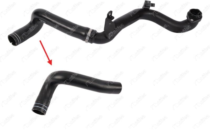 Turbo Çikiş Hortumu Peugeot Bipper-Citroen Nemo-Fiat Fiorino 1.3 HDi Plastik Parça Hariç