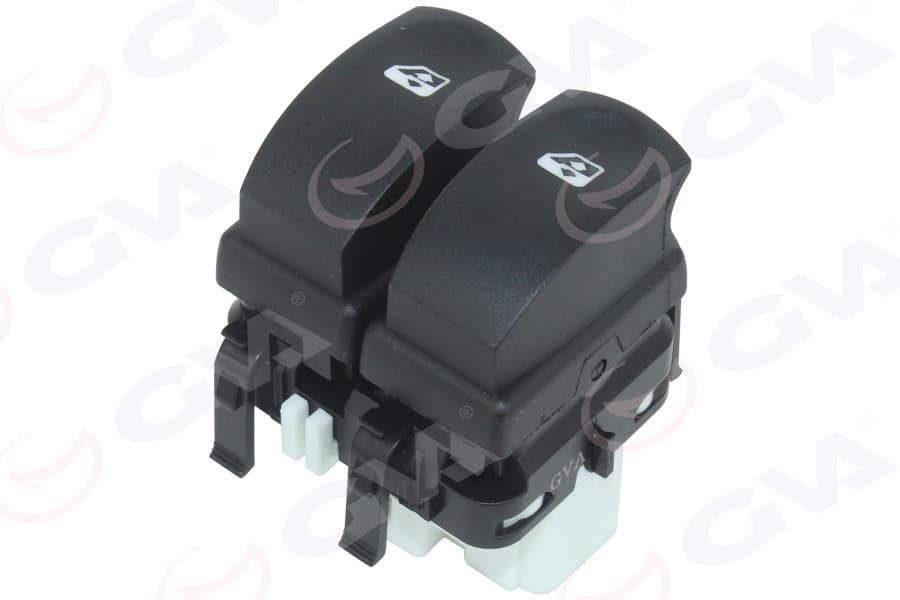 Cam Açma/kapama Anahtarı Çiftli Ön Sol Renault Clio III 05> Modus 04> 10 Fişli