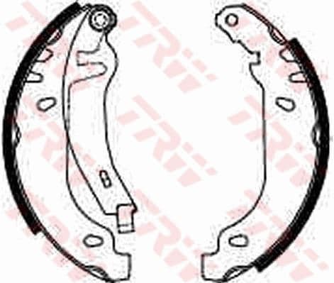 Arka Pabuç Balata R9-R11-R19-R21-Clio I 90-98 Twingo 96>