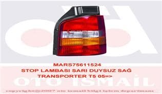 Stop Lambasi Sarı Duysuz Sağ Transporter T5 05 >