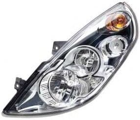 Far Motorlu Sol Krom Çitali - Led DRL Park Fiat Egea 16-20
