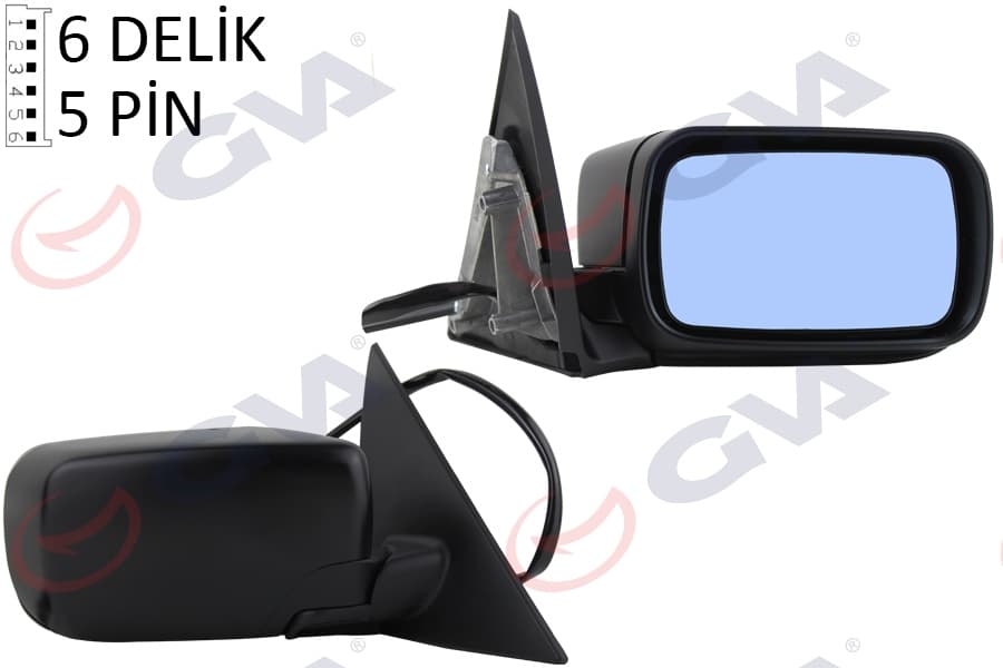 Diş Dikiz Aynasi Sağ 3 E46 98> Elektrikli İsitmali Astarli Asferik