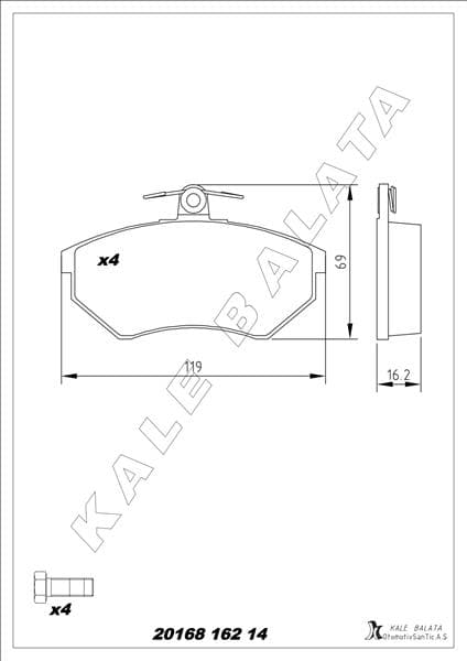 Ön Fren Aynasi Renault Megane II 02> Clio III 05>MODUS 04>MICRA 03>LOGAN 04>NOTE 06> 260x22x4DLxHAV Ali