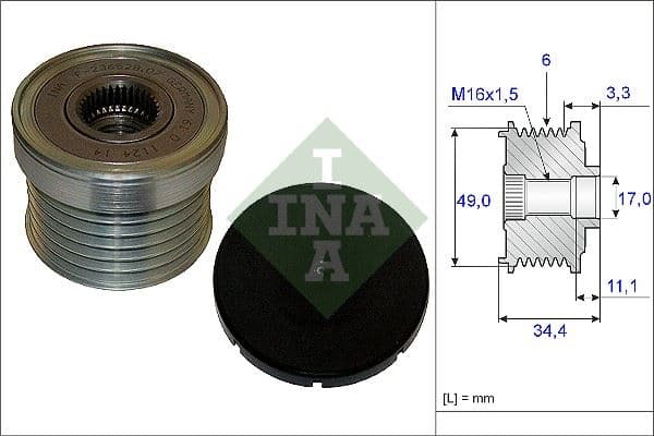 Alternator Kasnagi BMW E81 E82 E87 E88 E46 E90 E91 E92 E93 E60 E61 E63 E64 E65 E84 E83 E70 E85