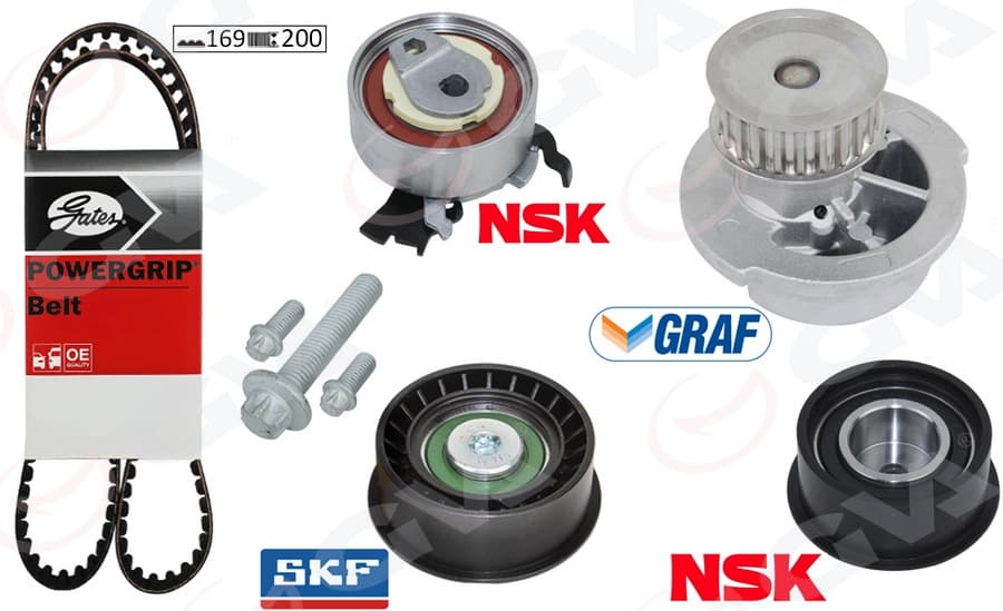 Devirdaimli Eksantrik Gergi Kiti Astra F-Corsa B-Vectra B 1.4i-1.6i-1.8i 16V X14XE-X16XEL-X18XE