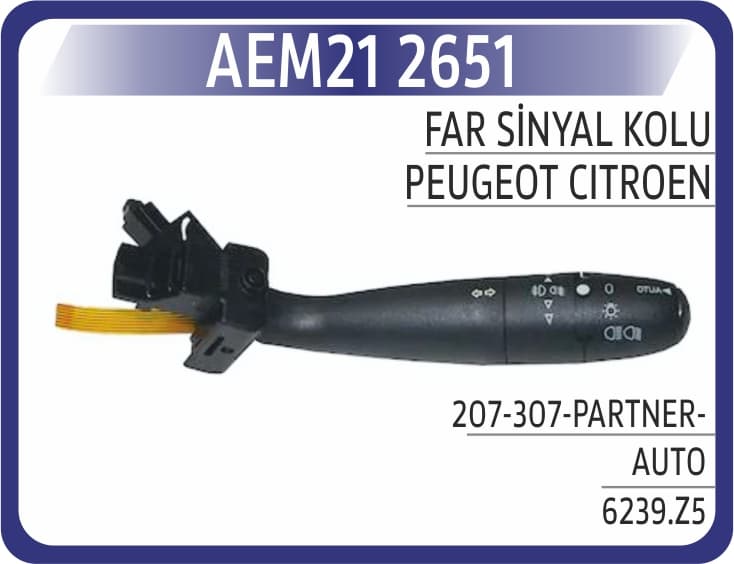 Far Sinyal Kolu Peugeot P207-P307-Partner-Citroen C5 00>
