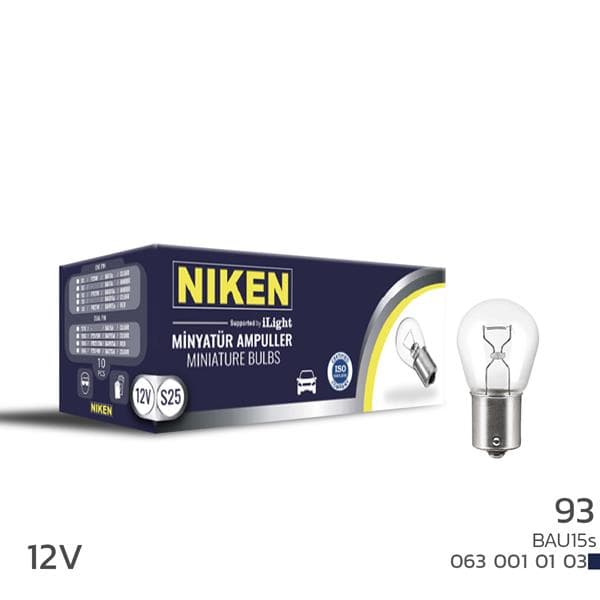 Niken 93 Ampul Yakin Tir. BAU15s P21W 12V 10LU