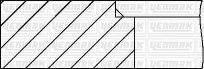 Motor Segmani Yağ Seg.kromlu TMPR 1.6 86.40 Çap 060