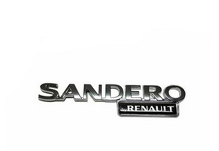 Arka Bagaj Yazisi Sandero BY Renault Dacia Sandero