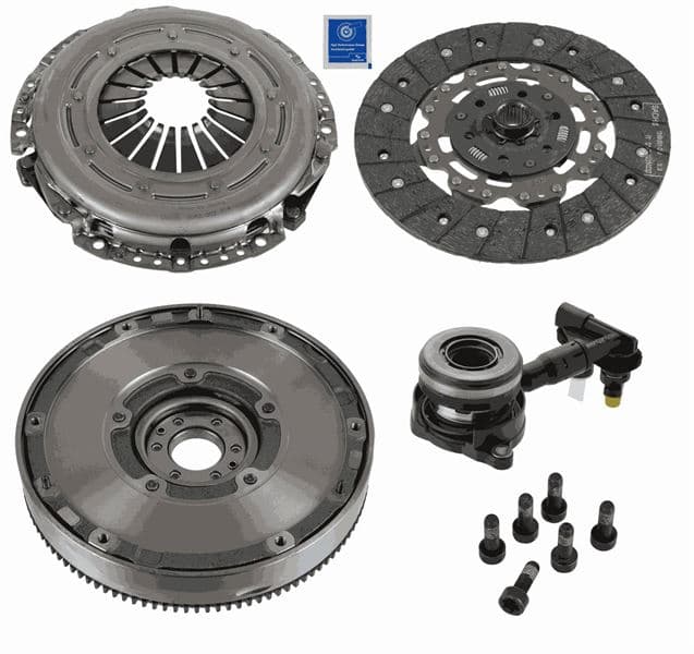 Debriyaj Seti Baski Balata-Volan-Bilya 4 Lu Kit Repset DMF Focus III 11 >14 1.6 TDCi Volvo C30 1.6D 10 >12 S40 II 1.6 D2 V40 D2 V501.6 D2 10>12 Oynar Gobek Volanli