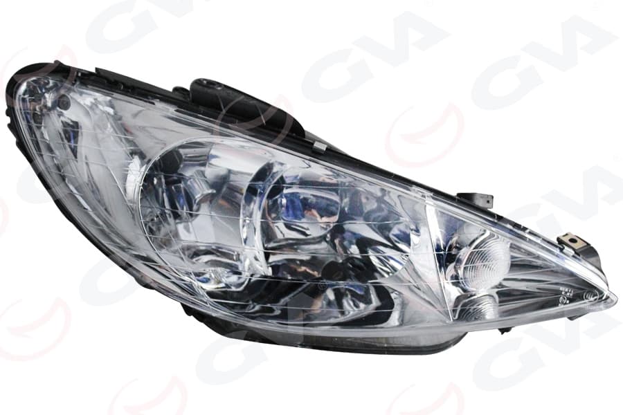 Far Sinyal Sağ Şeffaf P206 03-10 Elektrikli H7 H7