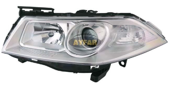 Far Ledli Sol Motorlu Renault Clio V 19>23 Siyah Çitali Far Beyni Hariç