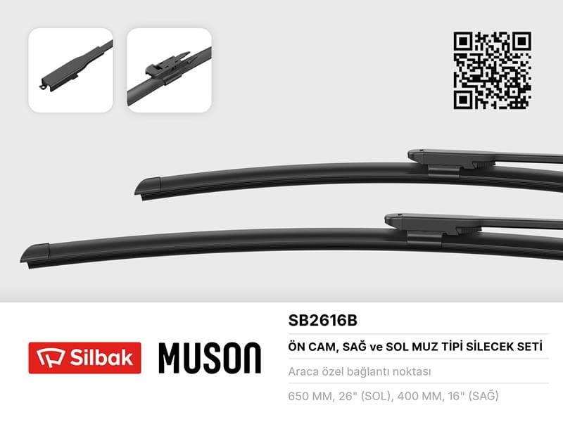 Ön Silecek Süpürgesi Takımı Corsa D 06>14 Corsa E 14>19 Adam 12>19 P207 07>13 P208 12>19 P2008 13>19 Partner-Berlingo 08>18 C3 19> Focus 04>12 Fiesta 12>17 Punto 08> 650-400mm Muz Tipi