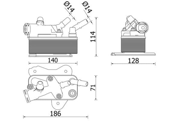 Otomatik Şanzıman Yağ Sogutucusu BMW E90 E91 E92 E93 F07 F10 F11 F01 F02 E70 E71