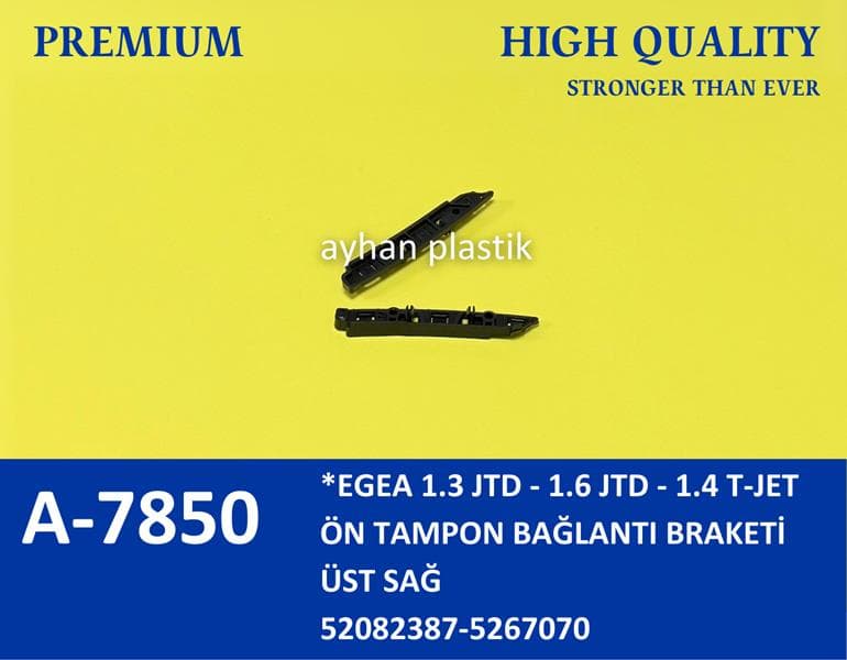 Ön Tampon Bağlantı Ayağı Sağ Üst Fiat Egea 1.3 JTD-1.6 JTD- 1.4 T-Jet