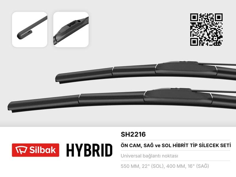 Silecek Süpürgesi 550/400MM Muz Tipi İ10 09/13-Picanto 05/11-2 DJ 10/14 Cherry Tiggo 7 Pro 06-20
