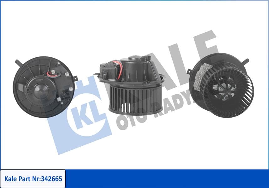 Kalorifer Motoru 12V Golf V 03-08 -Jetta III 05-10 -Touran 03-10 A3-Leon-Toledo-Altea Otom.-Klim