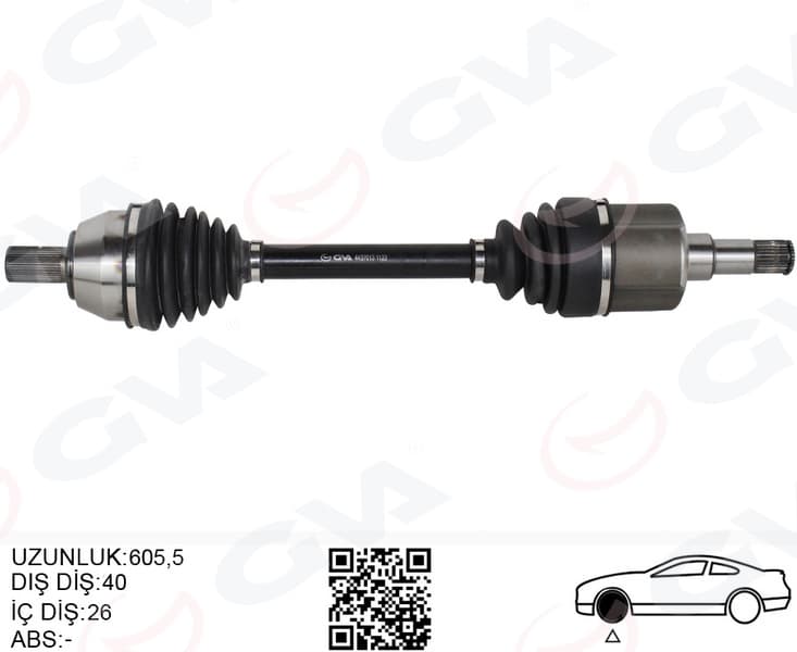 Ön Aks Komple Sol Ford Mondeo 2.0 TDCi-1.6 TDCi 07>14- Galaxy 2.0 TDCi 07>14 S-MAX2.0 TDCi 07>14 Volvo S60 II D3-D4-D5 12>15 S80 II 2.5 T -2.0 TDCi -2.4 D- D5 V60 D3 -D4-D5-2.4 D5 V70 III D3 -2.0 D
