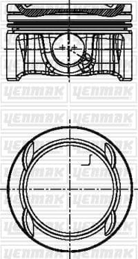Piston Segman STD Astra J-Corsa D-E-Mokka-İnsignia A-Meriva B-Adam-Zafira C-Cruze-Trax 1.4 16V 72.50mm A/B/D14NET-Nel-Nej