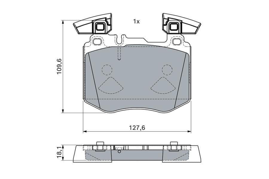 Fren Balatası Ön Mercedes GLC-Class C253 X253
