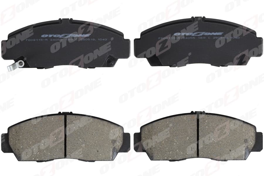 Ön Fren Balata Honda Civic 1.6L R16A2 R16B2 Vtec Sedan FD6 FB7 Kasa 06-16 / 1.8L R18A2 FD7 Kasa 06-12 - Aşınma İkaz Soketli