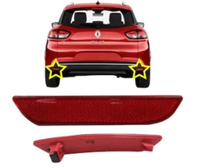 Arka Tampon Reflektörü Sağ Renault Clio IV HB 12>