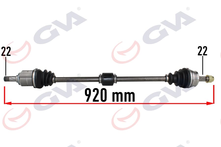 Komple Aks Sağ Opel Corsa D 06>14 Corsa E 14>19 Adam 12>19 1.0-1.2-1.4 22x22x920