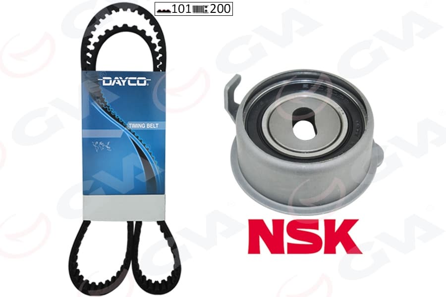 Triger Kayış Seti Eksantrik Seti Hyundai Atos 1.1L G4HG 02-09 / İ10 1.1L G4HG 08-13 / Kia Picanto 1.1L G4HG 05-> 1 Kayış 1 Rulman 101x200