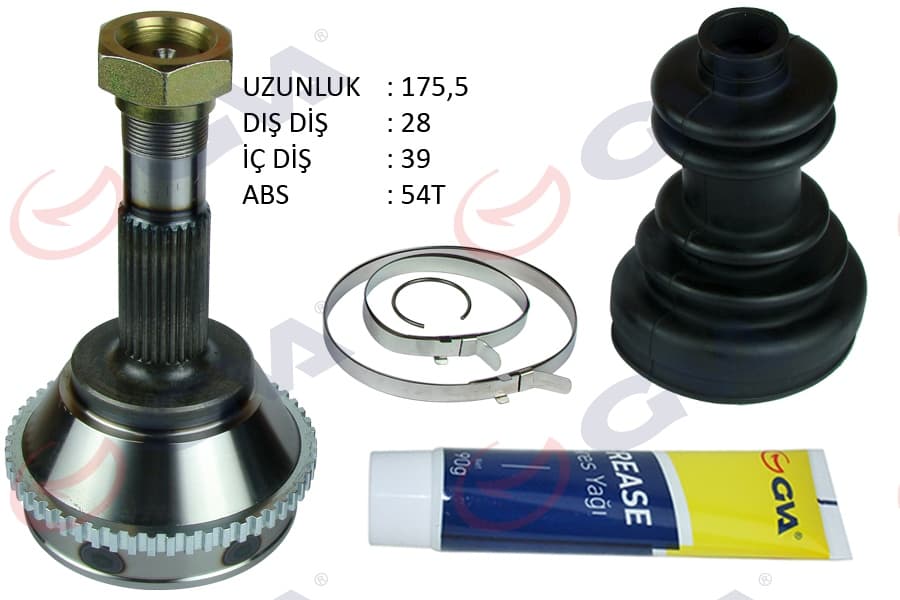 Aks Kafası Diş Ducato-Boxer-Jumper 94>02 2.5 D 2.8D 28x39x63 175.5mm