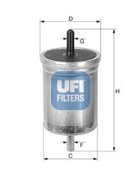 Yakıt Filtresi MGN I 1.4.1.6.İ.1.6.E-TWNG-Santafe WK6012 WK6013