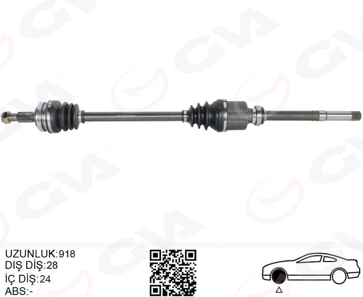 Komple Aks Sağ P308 14>21 1.2 VTi-1.6 Bluehdi Rifter 1.5-1.6 HDi-Bluehdi Astra L 21>1.2 EB2 Combo E 18> 1.2 EB2-1.5D Berlingo 18> 1.5-1.6 Bluehdi Mekanik Vites