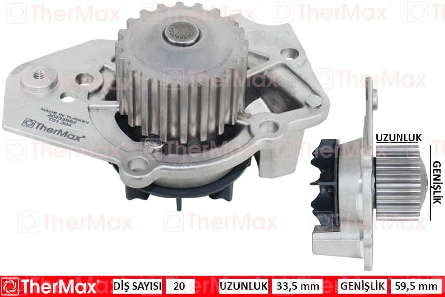 Devirdaim Peugeot P205 83>97 P305 82>88 P306 94>01 P309 89>93 P405 88>95 J5 90>94 Citroen ZX-Xantia- C25-C15-BX 1.7-1.8-1.9D-TD