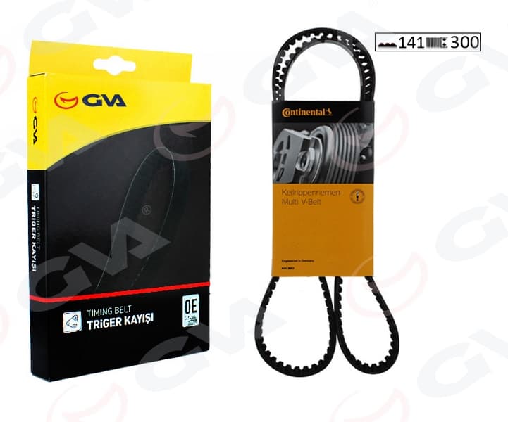 Triger Kayışı 141x300 VW Golfv 2.0TDI Azv/bkd 03 >Passat 05 Audi A3 A4 A6 Jeep
