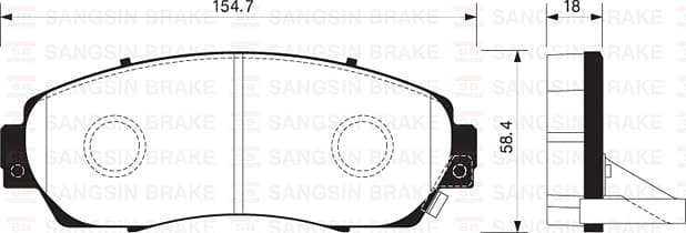 Ön Balata Disk Honda CR-V 15> Üstten Delikli