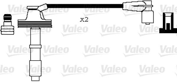 Buji Kablo Takımı Renault Laguna-Safrane 95> Volvo S40-V40 95> 1.8-1.9-2.0 N7Q -B4164-B4184-B4194