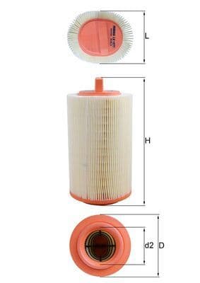 Hava Filtresi Mercedes M271 W203 S203 CL203 W204 S204 C209 W211 W212 R171