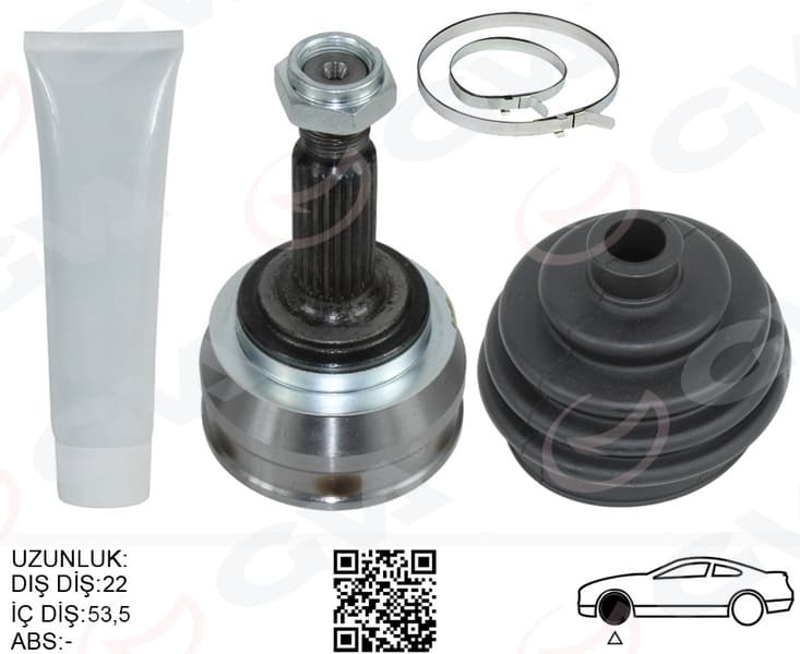 Aks Kafası Seti Diş Skoda Favorit 1.3 89-97 - Felicia 1.3-1.6-1.9D 94-01