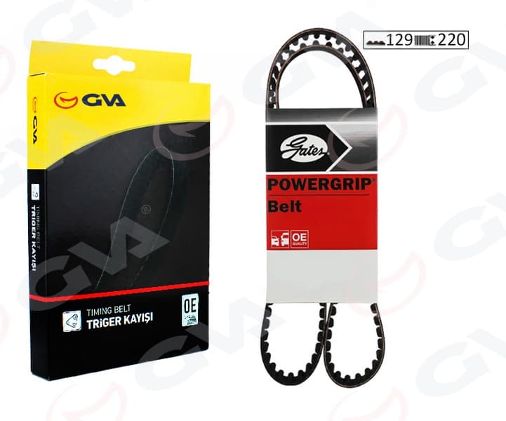 Triger Kayışı 129x220 Fiat Doblo-Grande Punto-İdea-Linea-Panda-Strada-Ford Ka 1.2 1.4