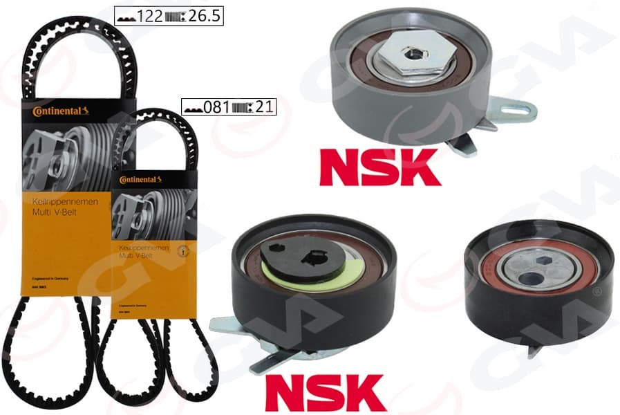 Triger Seti 122x26.5 -077x21 T4 2.5TDI - LT35 2.5TDI Acv-Anj-Avr K015323XS Triger Pompa Seti