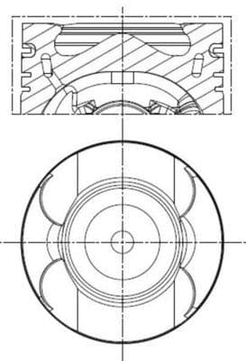 Piston Segman 0.50 83.50mm Mercedes OM651 W204 C218 W212 W166 W221 W639 B906 B907 B910 Sarı Burclu