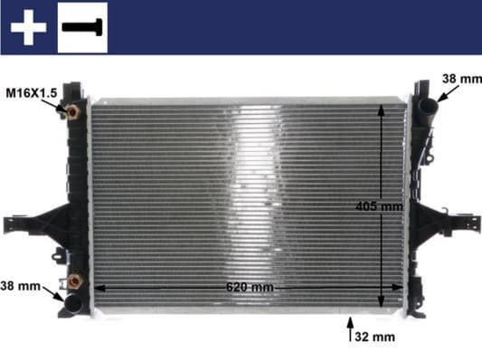 Motor Su Radyatör Volvo S60 01>10 S80 98>06 V70 00>07 XC70 00>07
