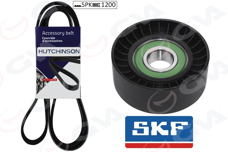 Alternatör Gergi Kiti Kütüksüz Renault Clio II 98>05 Kangoo 01> Megane II 02>08 Modus 04> 1.4 16V- 1.6 16V-1.5dCi 5PK1200