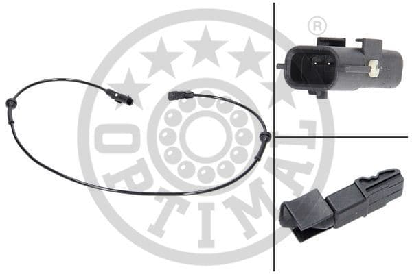 Abs Sensörü Arka Sağ-Sol Renault Megane II 02>08 Scenic II 03>09 Grand SC Nic II 04>08